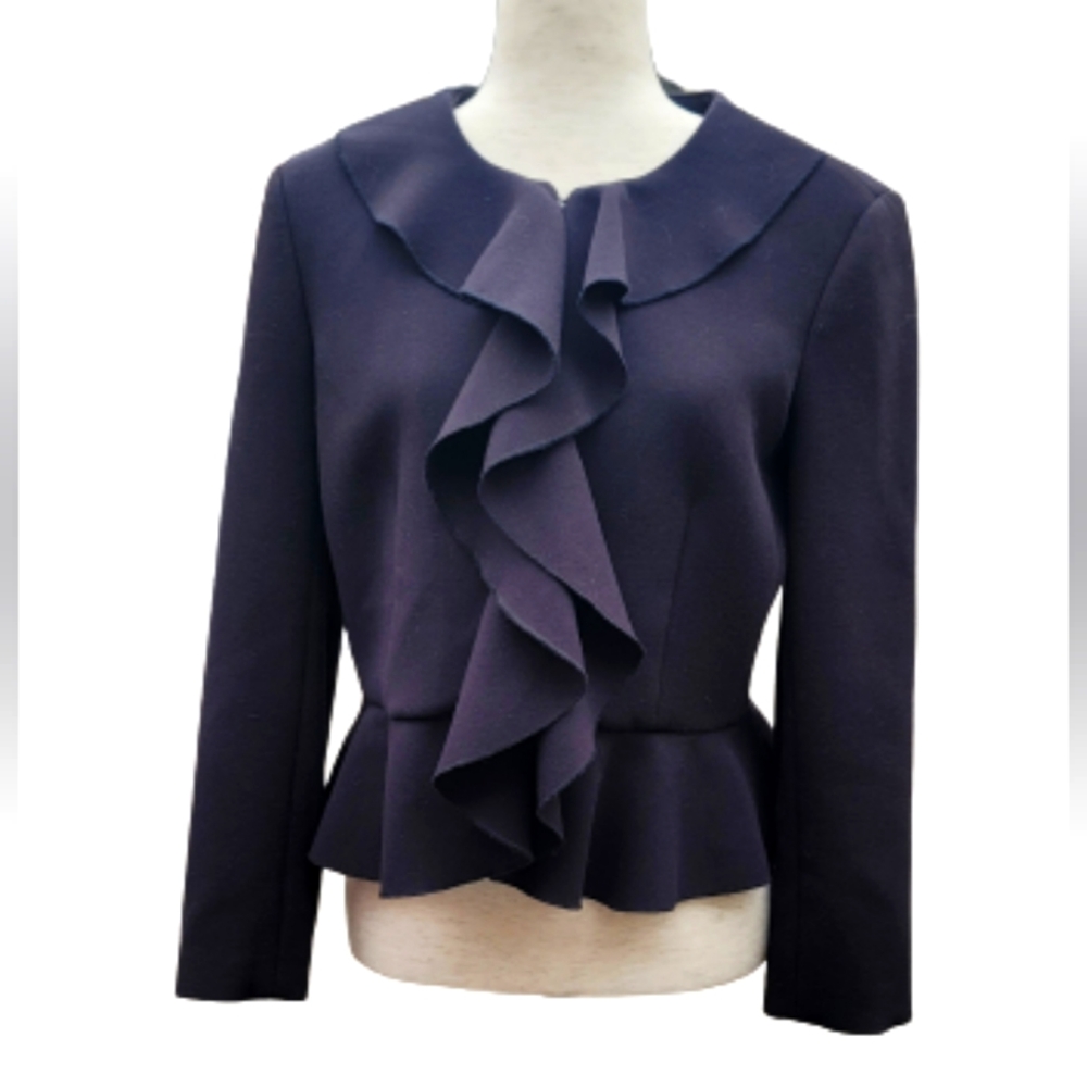 Ann Taylor Short Ruffle Jacket
